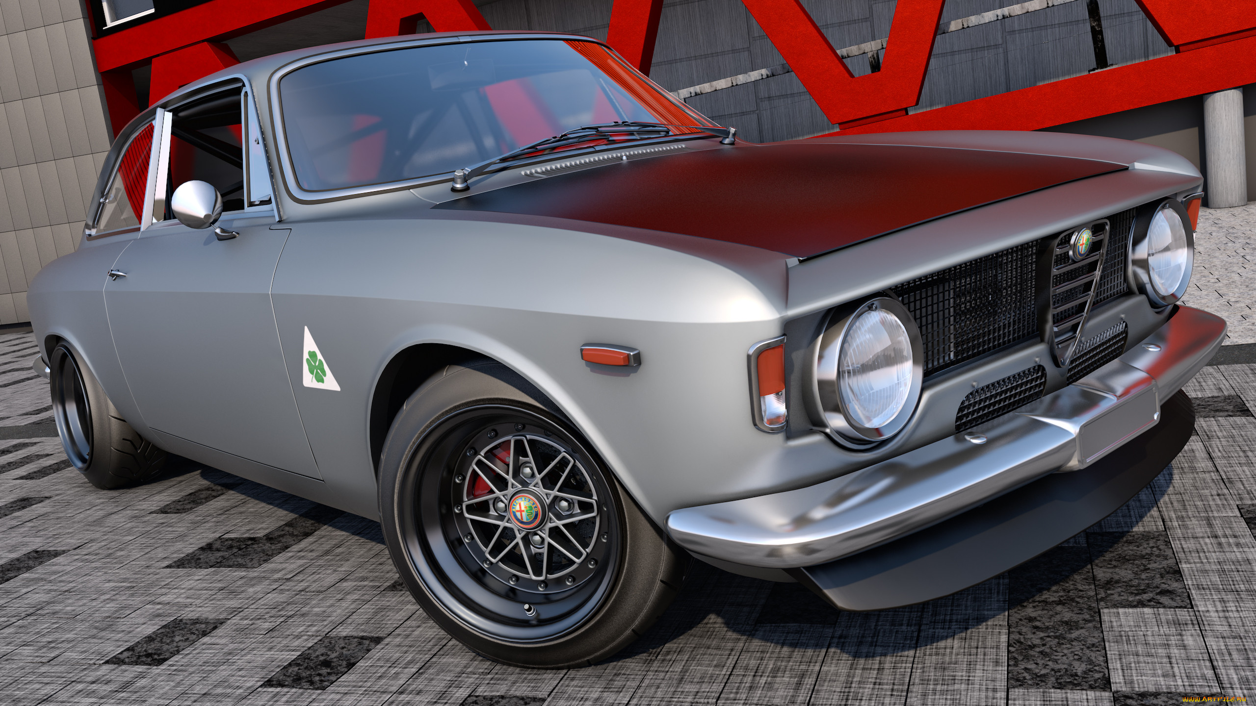 , 3, gta, sprint, giulia, alfa, romeo, 1965